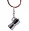 Keychain pendant shaped like a moka pot, perfect gift for coffee lovers.