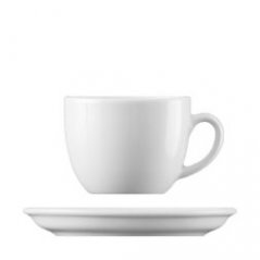 taza blanca de café con leche Josefine