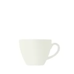 white Vintage cup for preparing cappuccino