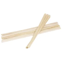 Bâtonnet en bois de 140 mm, conditionné par 1000 pièces, idéal pour un usage unique avec le café.