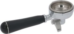Portafilter FA0201, compatible with Faema E98 coffee machines, suitable for espresso preparation.