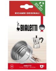 Triichter fir d'Mokakann Bialetti Moka Express, 3 Taasen