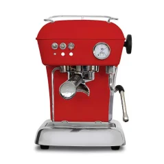 Compact home lever coffee machine Ascaso Dream ONE in Love Red color with 1050 W power.
