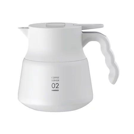 Hario Insulated Server V60-02 Plus nerez 600 ml bílý