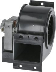 Zentrifugalventilator CAP07B-022, mat Motor a schwaarzem Plastikspiralgehais mat Montagehalter. Zentrifugalventilator CAP07B-022, mat Motor a schwaarzem Plastikspiralgehais mat Montagehalter.