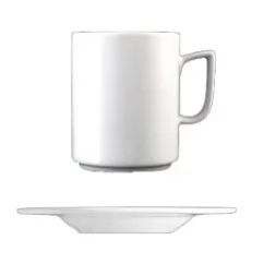 white Ess Klasse latte cup