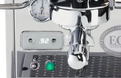Pantalla para ajustar la temperatura de la cafetera ECM Classika PID.