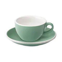Loveramics Egg - Flat White 150 ml csésze és csészealj - menta
