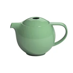Kanvička na čaj Loveramics Pro Tea v mätovej farbe s objemom 400 ml a integrovaným sitkom.