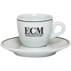 Ceașcă ECM cu farfurioară, 60 ml, pentru espresso