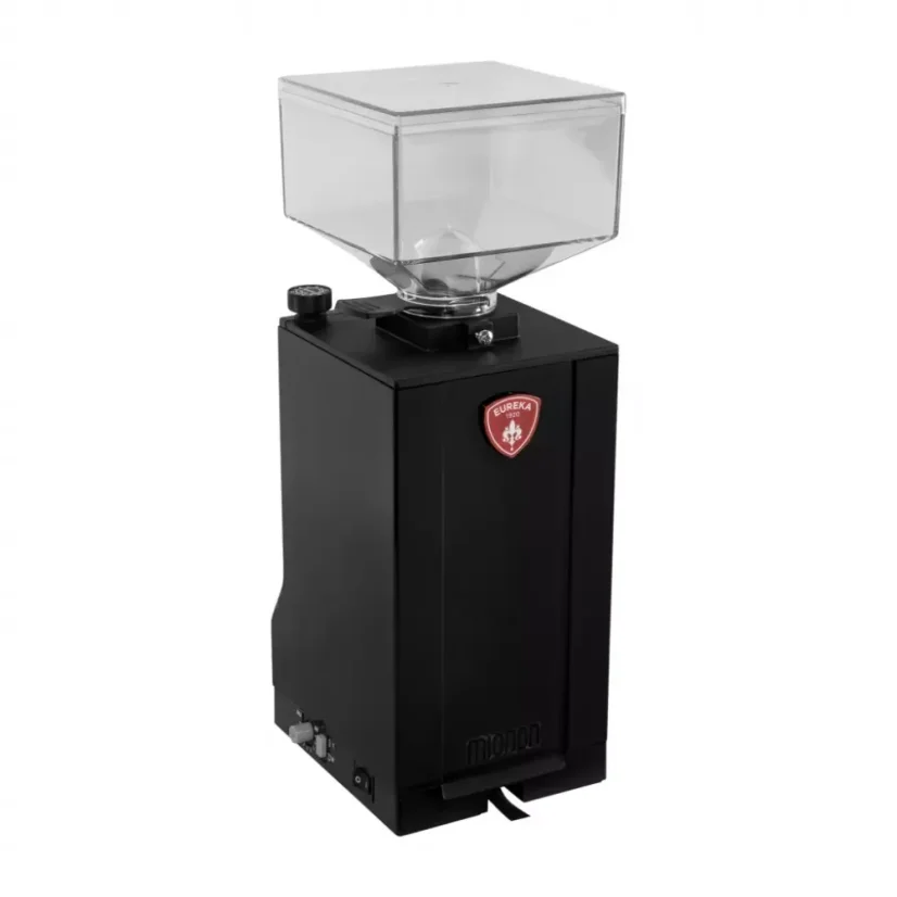 Espresso mlynček na kávu Eureka Mignon Silenzio 15BL s rýchlosťou mletia 1,0 - 1,6 g/s.