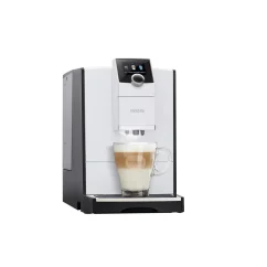 Kávovar Nivona NICR 796 v bielej farbe s funkciami na prípravu caffe latte
