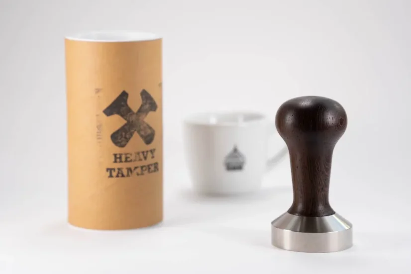 51 mm Heavy Tamper Wenge for Manual Coffee Tampers