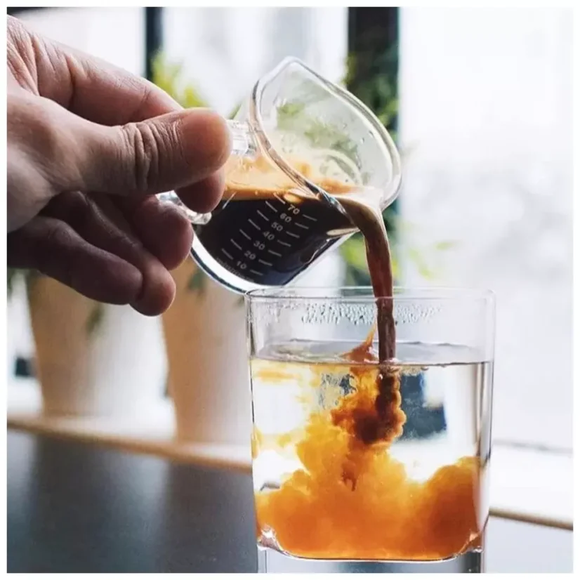 Rhinowares Double Spout Shot Glass