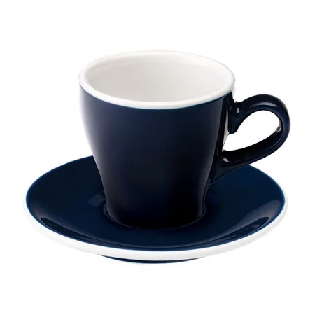 Loveramics Tulip - Cup and sauecr - Cappuccino 180 ml - Denim