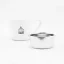 IMS silver basket on a white background with a cup; Portafilter baskets