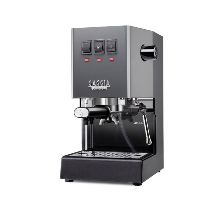 Gray home single-boiler espresso machine New Classic EVO.