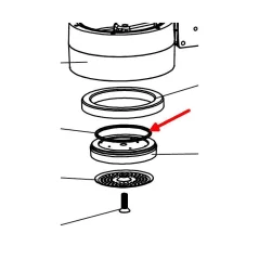 Placement of the seal.