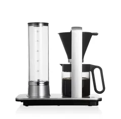 Wilfa drip coffee maker on a white background, side view Wilfa drip coffee maker on a white background, side view
