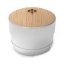 Distributeur à café Eureka 58,35mm avec dessus en bois - design chêne