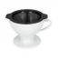 White Hario W60-02 drip coffee maker in an elegant design for quality coffee lovers. White Hario W60-02 drip coffee maker in an elegant design for quality coffee lovers.