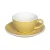 Tasse et soucoupe Loveramics Egg - Flat White 150 ml couleur Butter Cup