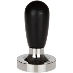 ECM Tamper mit schwarzem Griff und 58 mm Basis.