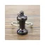 Schwarzer Tamper Schlüsselanhänger ist das ideale Geschenk für Kaffeeliebhaber und besticht durch seine elegante schwarze Farbe.
