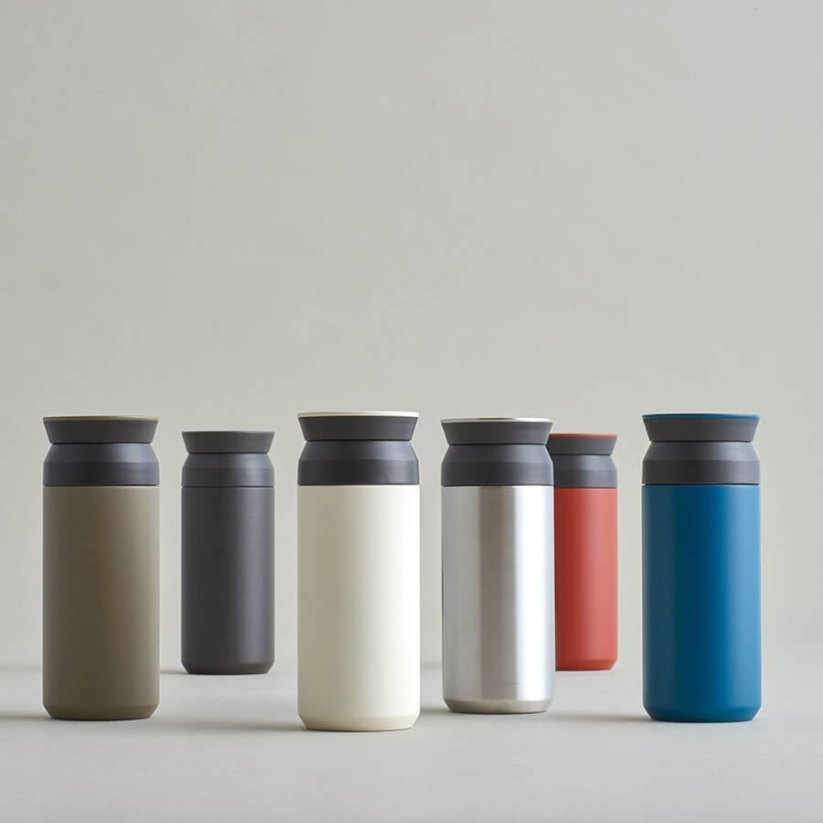 Kinto utazó pohár Sand Beige 350 ml bézs színű