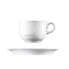 white Désirée latte cup