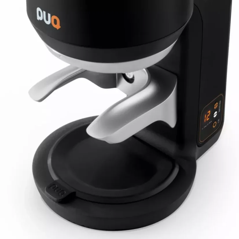 Tamper automatique Puqpress Mini en couleur noire.