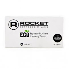 Milieuvriendelijke tabletten voor het reinigen van de Rocket koffiemachine.