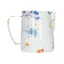 White milk frothing pitcher with colorful splashes from Barista Space Splash, 350ml capacity