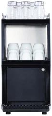 Melitta XT MC-CW30, elegáns hűtőszekrény csészemelegítővel, 230 W teljesítmény.