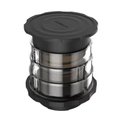 Cafflano Kompact Coffee Maker v elegantnej čiernej farbe je ideálny pre ľahkú prípravu kávy na cestách.  