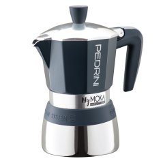 Pedrini MyMoka Induction modrá moka konvička, 6 šálků
