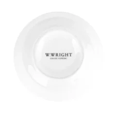 Részlet a W.Wright márkájú 240 ml űrtartalmú fehér porcelán cupping tál aljáról