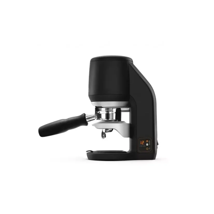 Tamper automatique Puqpress Mini en noir.