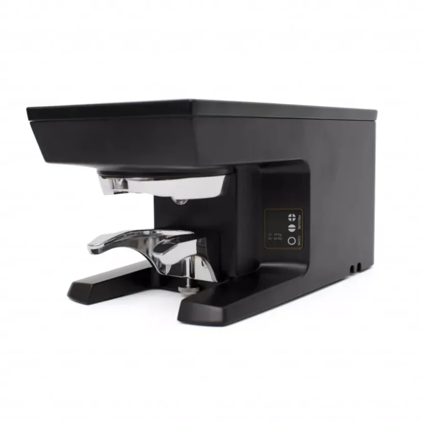 Automatikus tamper Puqpress M2 58,3 mm fekete színben, kompatibilis a Rocket Espresso Appartamento kávéfőzővel.