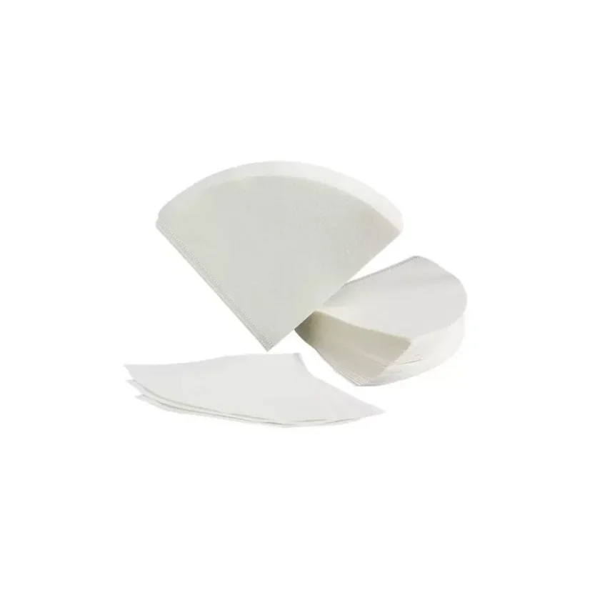 Weiße Papierfilter Hario V60.