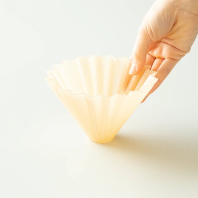 Origami Air gotero de plástico M beige
