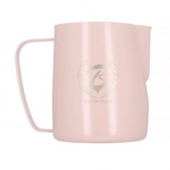 Barista Space 350 ml milk jug in pink.