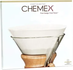 Papíros szűrők Chemex FP-1 4-13 csésze kávéhoz. Papíros szűrők Chemex FP-1 4-13 csésze kávéhoz.