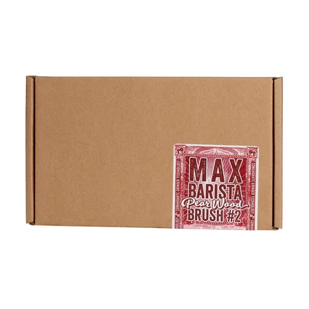 Štetec Comandante Max Barista Brush Pear, ideálny na čistenie ručných mlynčekov, od renomovanej značky Comandante.