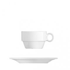 fehér csésze elvileg a cappuccino elkészítéséhez