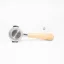 Schwerer Tamper mit 58 mm, Olivholzgriff, kompatibel mit Expobar Kaffeemaschinen.