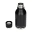 Botella térmica Asobu Urban de color negro con capacidad de 460 ml, ideal para mantener la bebida a la temperatura deseada.