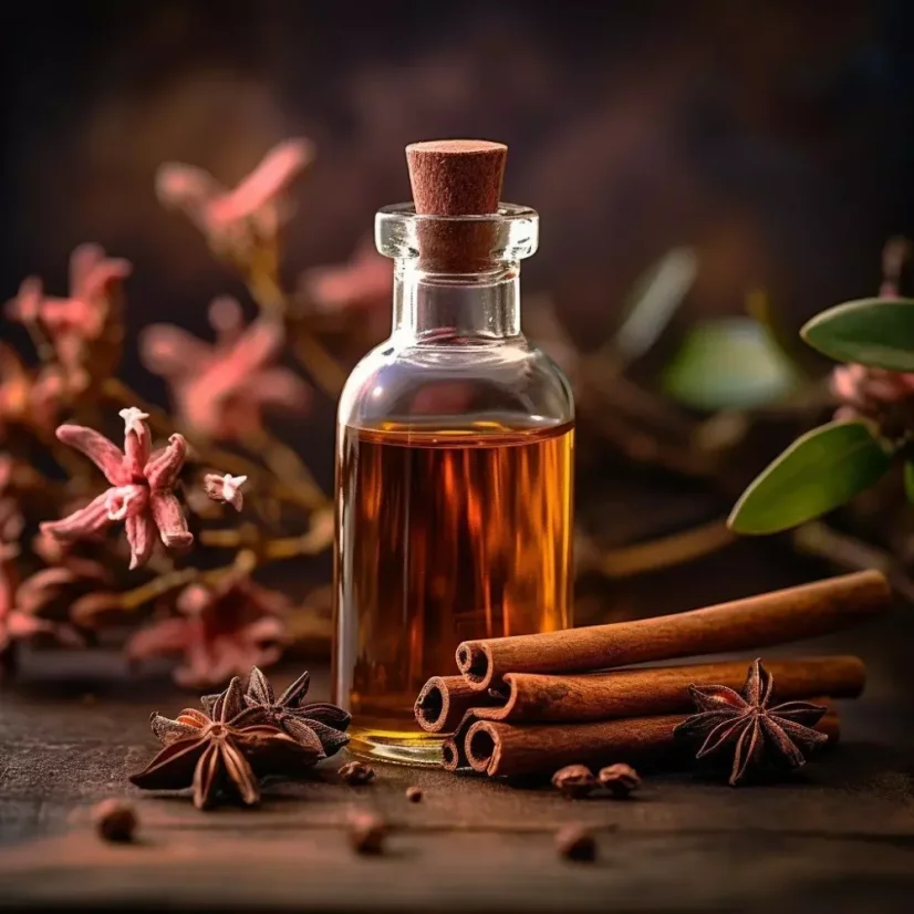 Clove essential oil in a 10 ml package, 100% natural and suitable for alleviating muscle and back pain.
