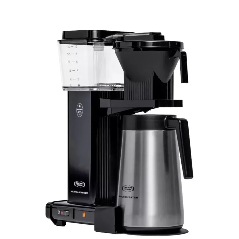 Cafetière noire à filtre Moccamaster KBGT 741 Technivorm.