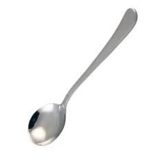 Stainless steel cupping spoon by Motta, ideal for coffee tasting.